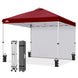 10x10 Pop Up Canopy Tent with 1 Sidewall - Eagle Peak®