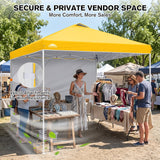 10x10 Pop Up Canopy Tent with 1 Sidewall - Eagle Peak®