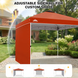 10x10 Pop Up Canopy Tent with 1 Sidewall - Eagle Peak®