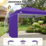 10x10 Pop Up Canopy Tent with 1 Sidewall - Eagle Peak®