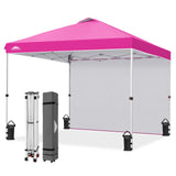 10x10 Pop Up Canopy Tent with 1 Sidewall - Eagle Peak®