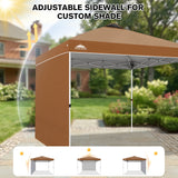 10x10 Pop Up Canopy Tent with 1 Sidewall - Eagle Peak®