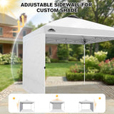 10x10 Pop Up Canopy Tent with 1 Sidewall - Eagle Peak®
