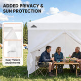 10x10 Pop Up Canopy Tent with Four Sidewalls - Eagle Peak