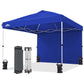 10x10 Pop Up Canopy Tent with One Sidewall - Eagle Peak