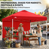 10x10 Pop Up Canopy Tent with One Sidewall - Eagle Peak