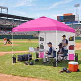 10x10 Pop Up Canopy Tent with Sidewalls & Storage - Eagle Peak®