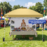 10x10 Pop Up Canopy Tent with Sidewalls & Storage - Eagle Peak®
