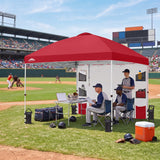 10x10 Pop Up Canopy Tent with Sidewalls & Storage - Eagle Peak®