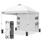 10x10 Pop Up Canopy Tent with Sidewalls & Storage - Eagle Peak®