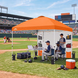 10x10 Pop Up Canopy Tent with Sidewalls & Storage - Eagle Peak®