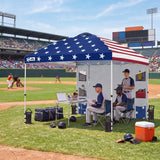 10x10 Pop Up Canopy Tent with Sidewalls & Storage - Eagle Peak®