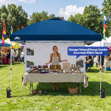 10x10 Pop Up Canopy Tent with Sidewalls & Storage - Eagle Peak®