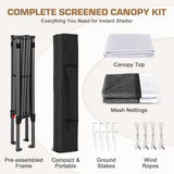 10x10 Slant Leg Easy Setup Pop Up Canopy Tent - Eagle Peak®