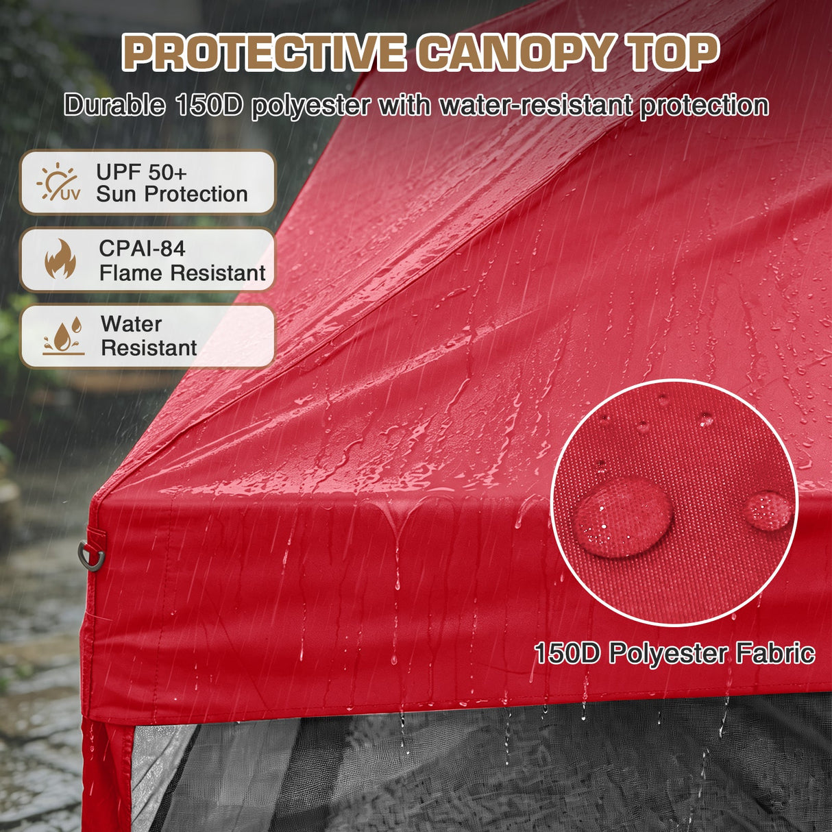 10x10 Slant Leg Easy Setup Pop Up Canopy Tent - Eagle Peak®
