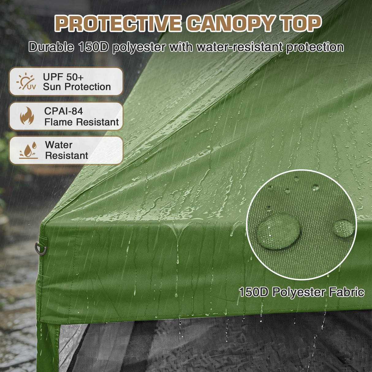 10x10 Slant Leg Easy Setup Pop Up Canopy Tent - Eagle Peak®