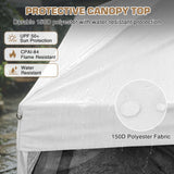 10x10 Slant Leg Easy Setup Pop Up Canopy Tent - Eagle Peak®