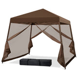 10x10 Slant Leg Easy Setup Pop Up Canopy Tent - Eagle Peak®