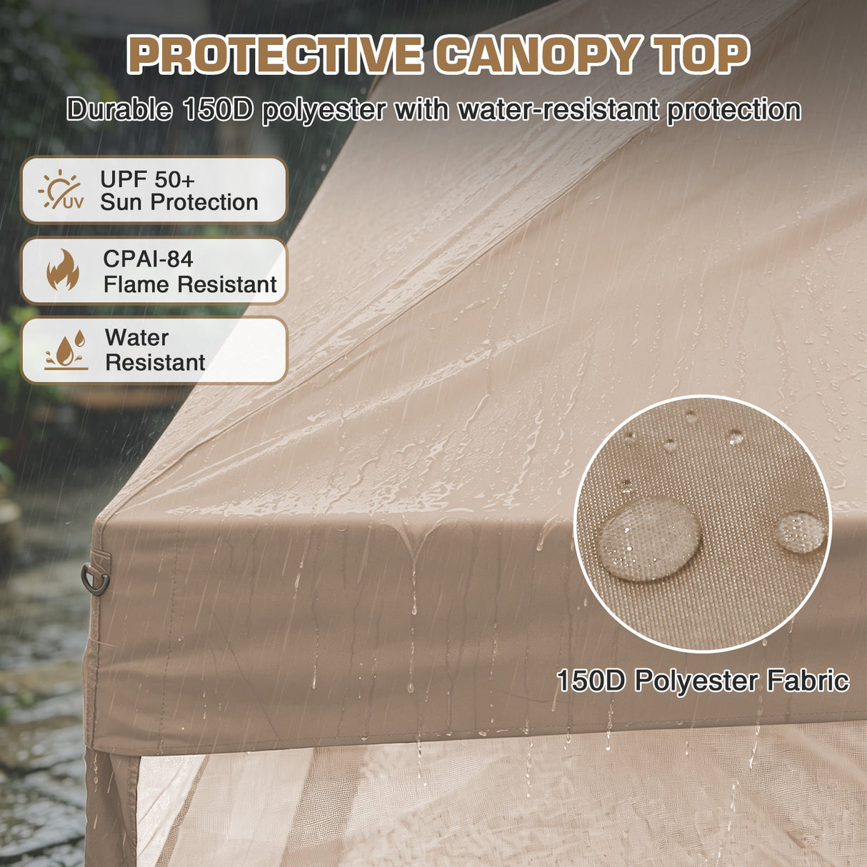 10x10 Slant Leg Easy Setup Pop Up Canopy Tent - Eagle Peak®