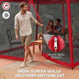 10x10 Slant Leg Easy Setup Pop Up Canopy Tent - Eagle Peak®