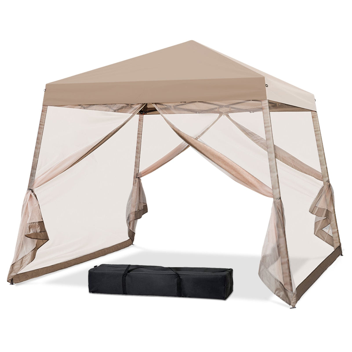 10x10 Slant Leg Easy Setup Pop Up Canopy Tent - Eagle Peak®