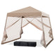 10x10 Slant Leg Easy Setup Pop Up Canopy Tent - Eagle Peak®