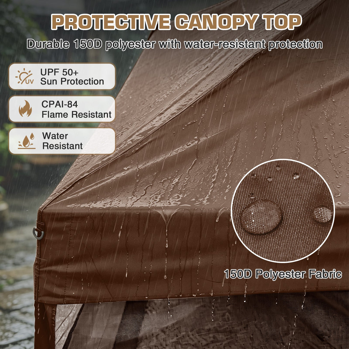 10x10 Slant Leg Easy Setup Pop Up Canopy Tent - Eagle Peak®