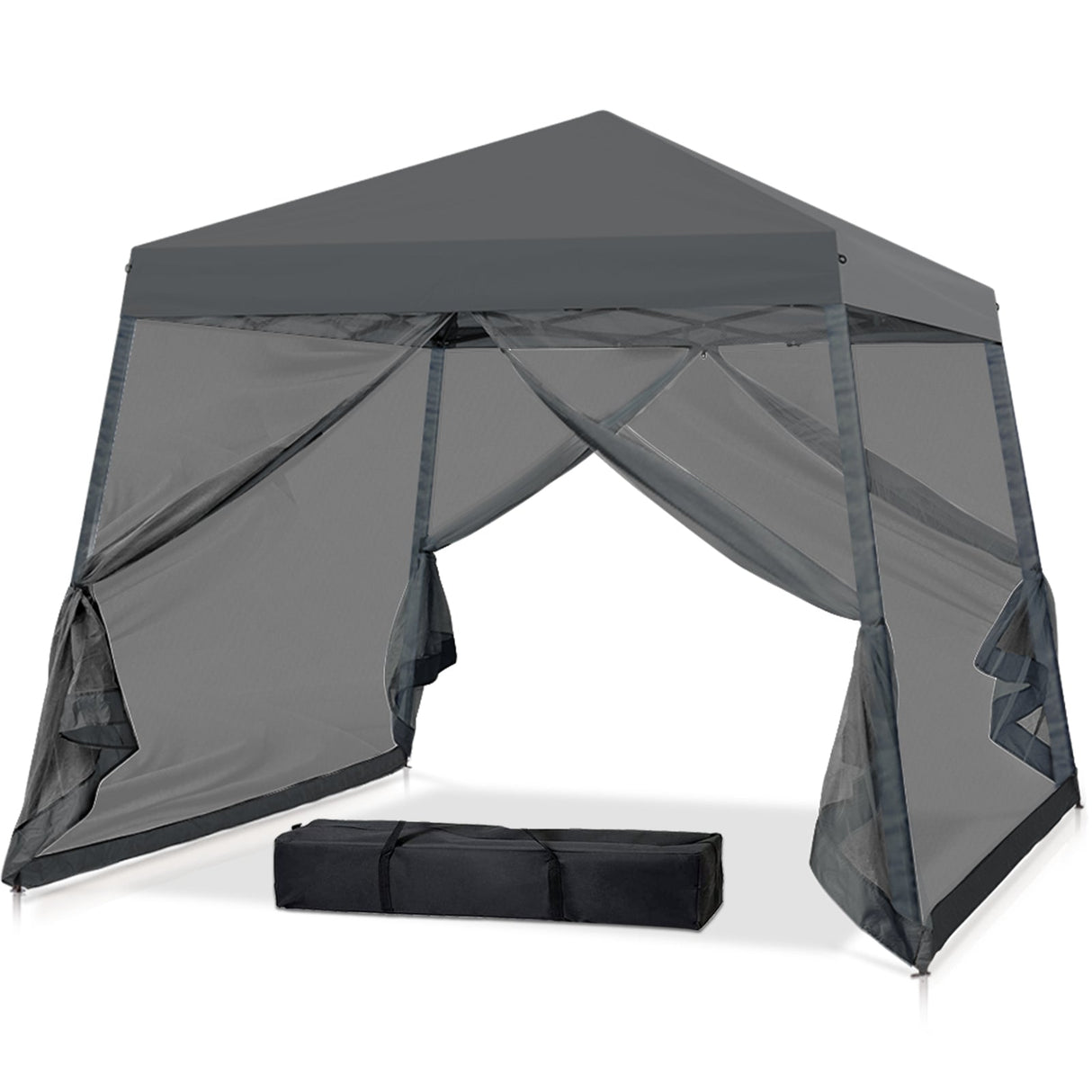 10x10 Slant Leg Easy Setup Pop Up Canopy Tent - Eagle Peak®