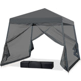 10x10 Slant Leg Easy Setup Pop Up Canopy Tent - Eagle Peak®