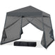 10x10 Slant Leg Easy Setup Pop Up Canopy Tent - Eagle Peak®