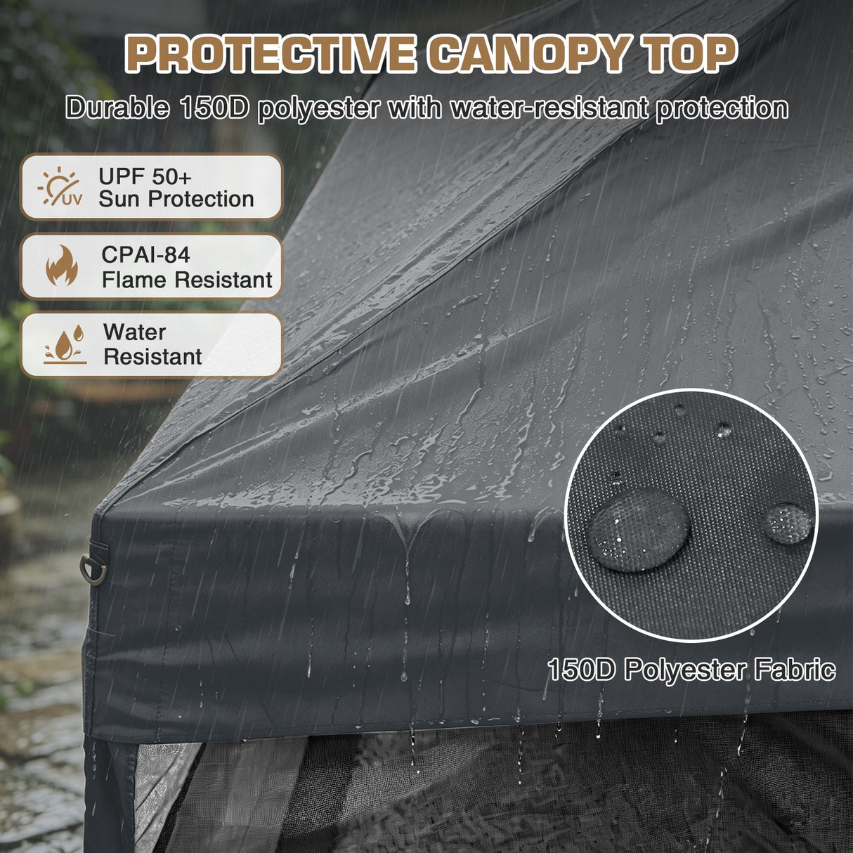 10x10 Slant Leg Easy Setup Pop Up Canopy Tent - Eagle Peak®