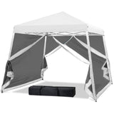 10x10 Slant Leg Easy Setup Pop Up Canopy Tent - Eagle Peak®