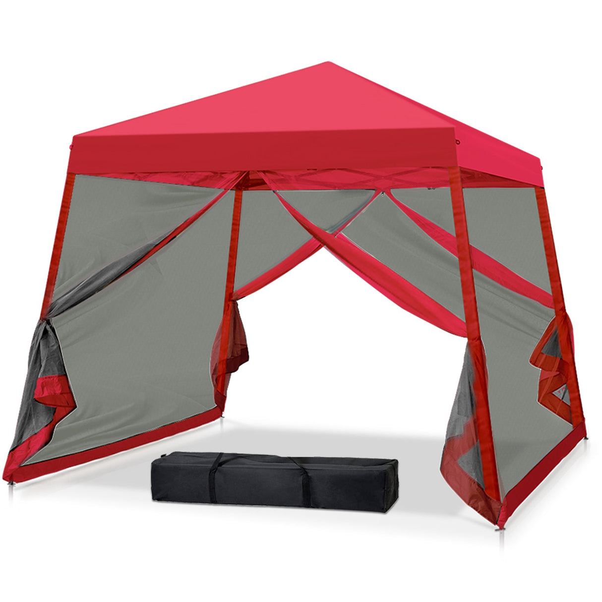 10x10 Slant Leg Easy Setup Pop Up Canopy Tent - Eagle Peak®