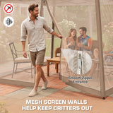 10x10 Slant Leg Easy Setup Pop Up Canopy Tent - Eagle Peak®