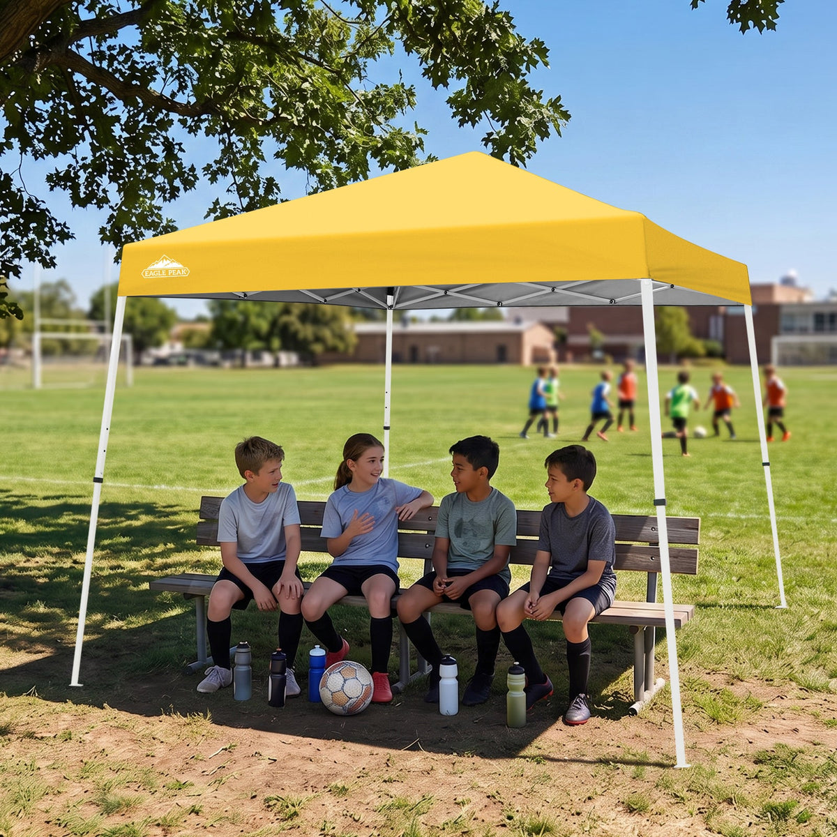 10x10 Slant Leg Pop Up Canopy Tent - Eagle Peak®