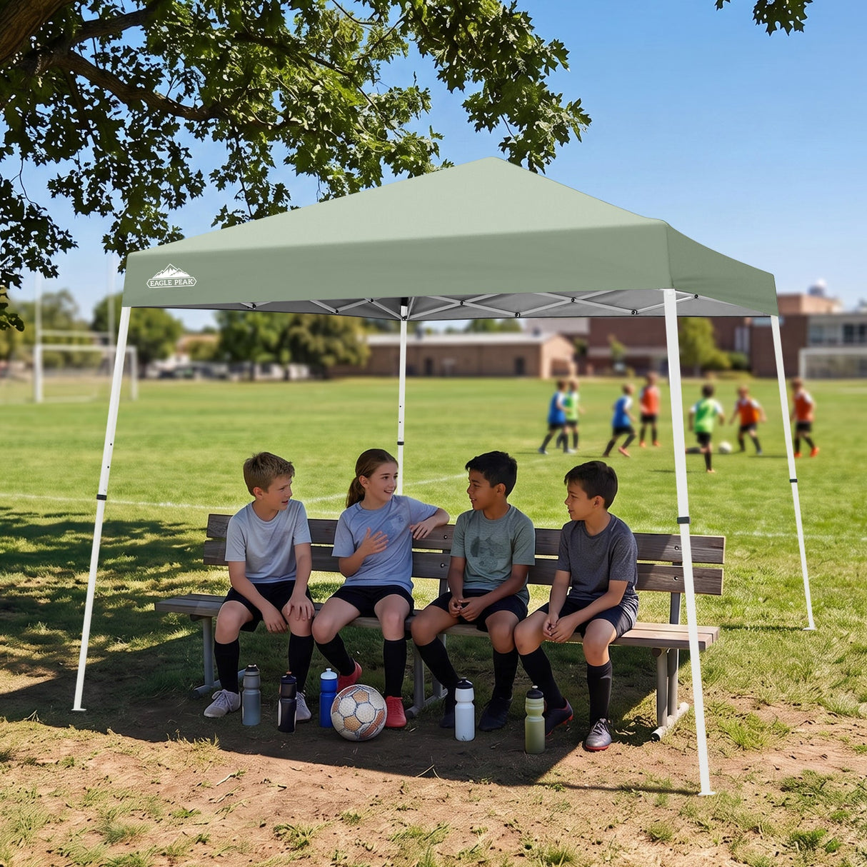 10x10 Slant Leg Pop Up Canopy Tent - Eagle Peak®