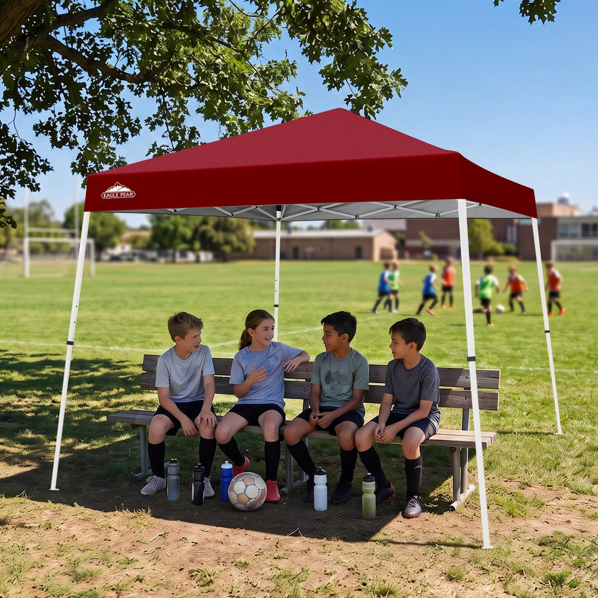 10x10 Slant Leg Pop Up Canopy Tent - Eagle Peak®