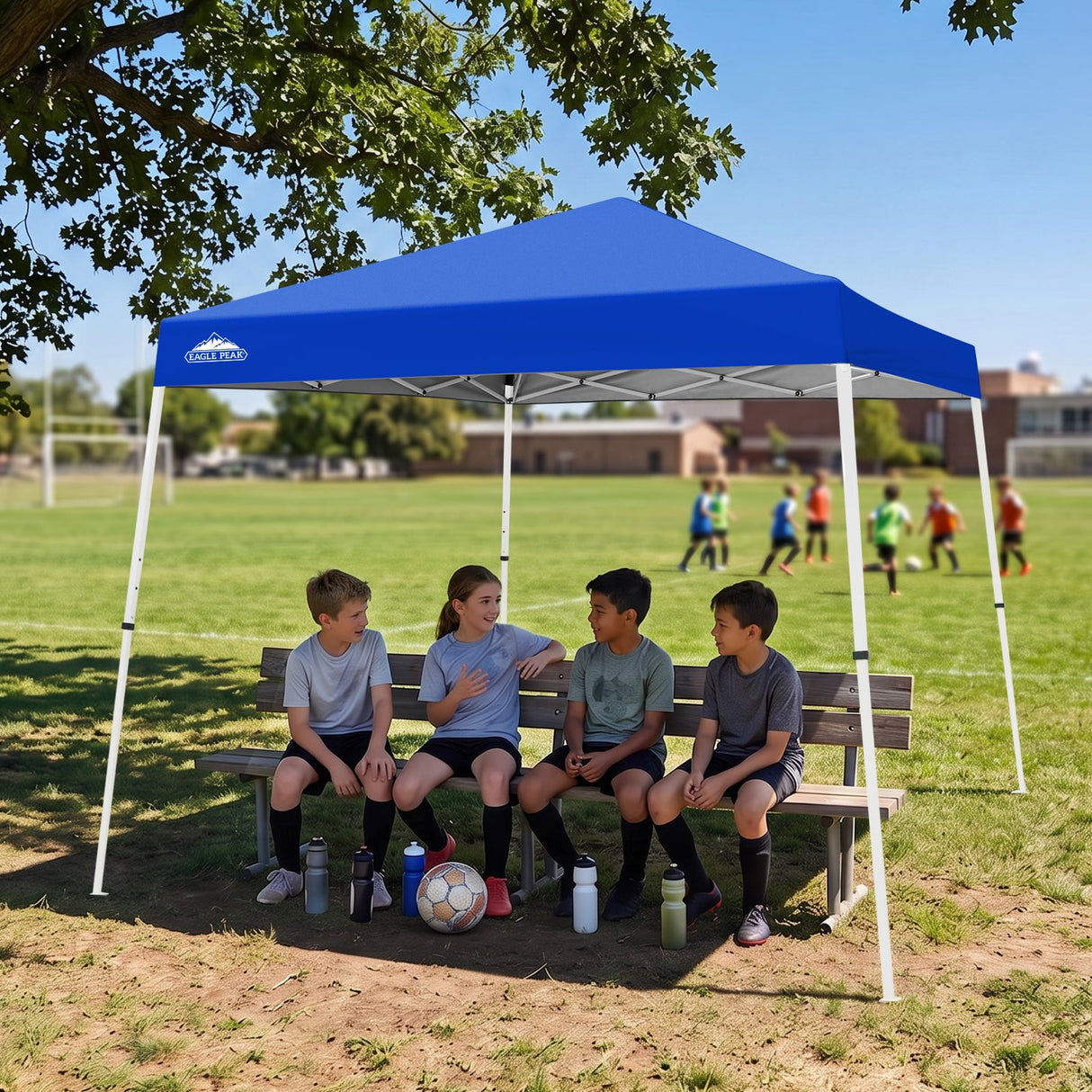 10x10 Slant Leg Pop Up Canopy Tent - Eagle Peak®