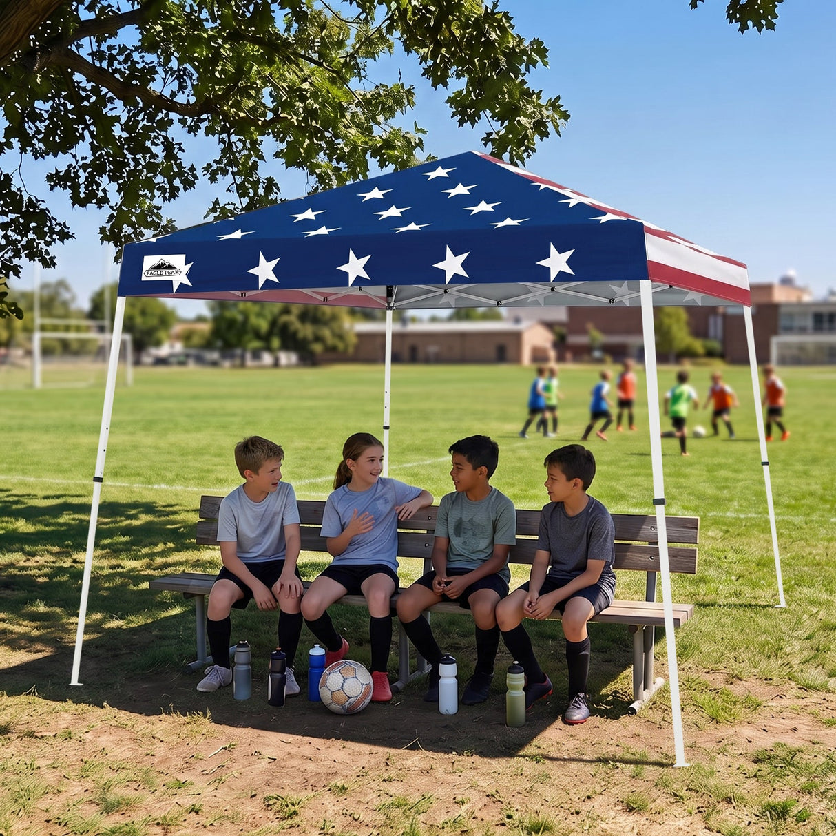10x10 Slant Leg Pop Up Canopy Tent - Eagle Peak®