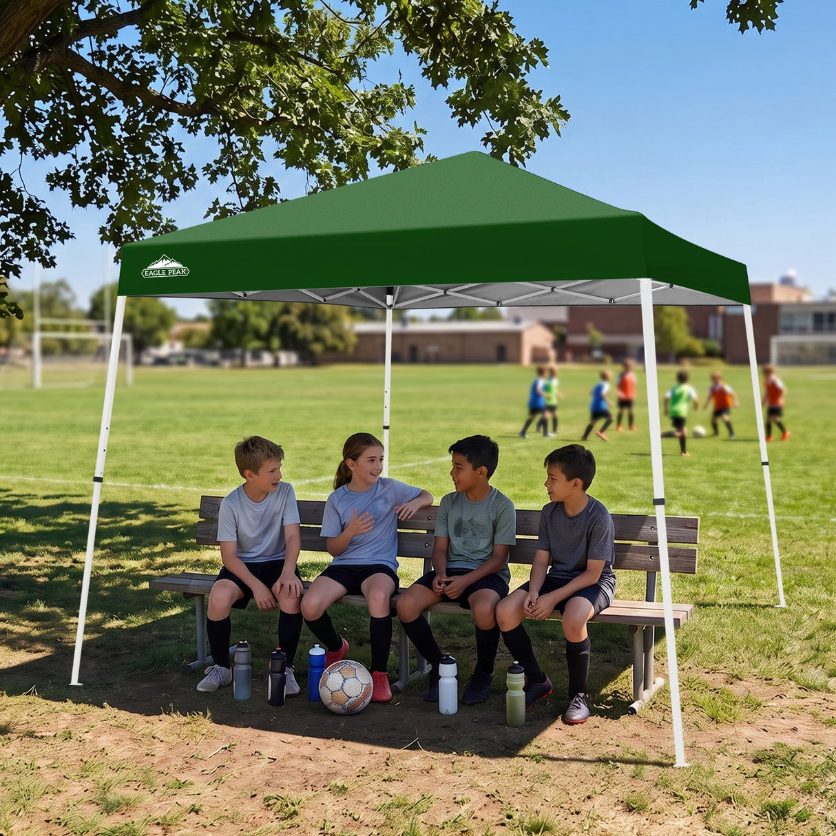 10x10 Slant Leg Pop Up Canopy Tent - Eagle Peak®