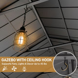 11x13/13x15 Hardtop Gazebo, Exposed Beam Rustic Gazebo - Eagle Peak Custom Canopy Tent