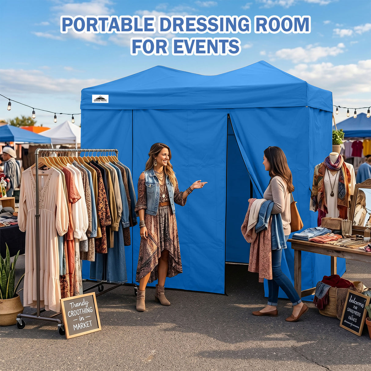 Outdoor Pop Up Changing Room 8x4 ft
