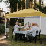 12x12 Commercial Heavy Duty Pop up Canopy with 1 Sidewall - Eagle Peak Custom Canopy Tent