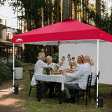 12x12 Commercial Heavy Duty Pop up Canopy with 1 Sidewall - Eagle Peak Custom Canopy Tent