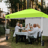 12x12 Commercial Heavy Duty Pop up Canopy with 1 Sidewall - Eagle Peak Custom Canopy Tent