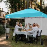 12x12 Commercial Heavy Duty Pop up Canopy with 1 Sidewall - Eagle Peak Custom Canopy Tent