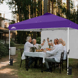 12x12 Commercial Heavy Duty Pop up Canopy with 1 Sidewall - Eagle Peak Custom Canopy Tent