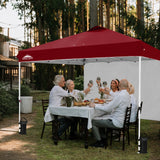 12x12 Commercial Heavy Duty Pop up Canopy with 1 Sidewall - Eagle Peak Custom Canopy Tent