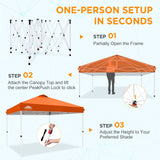 12x12 ft Pop Up Canopy Tent - Eagle Peak