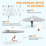 12x12 ft Pop Up Canopy Tent - Eagle Peak